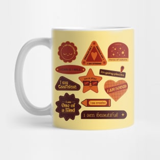 Positive Daily Affirmations - Sunset Colors Mug